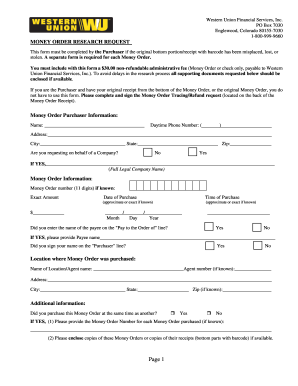 Union Money Order - Fill Online, Printable, Fillable ...