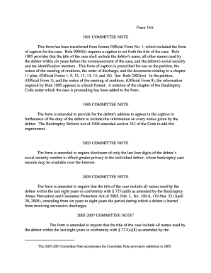 B16a offical form 16a 1207 fillable