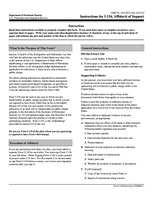 I 134 form download - extra space required for form i 134