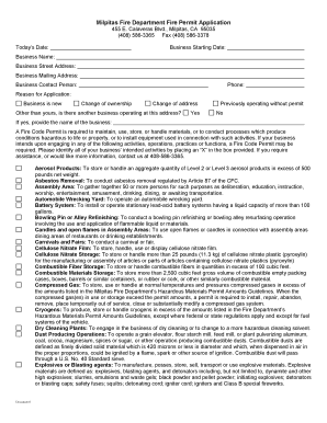 milpitas fire department and msds