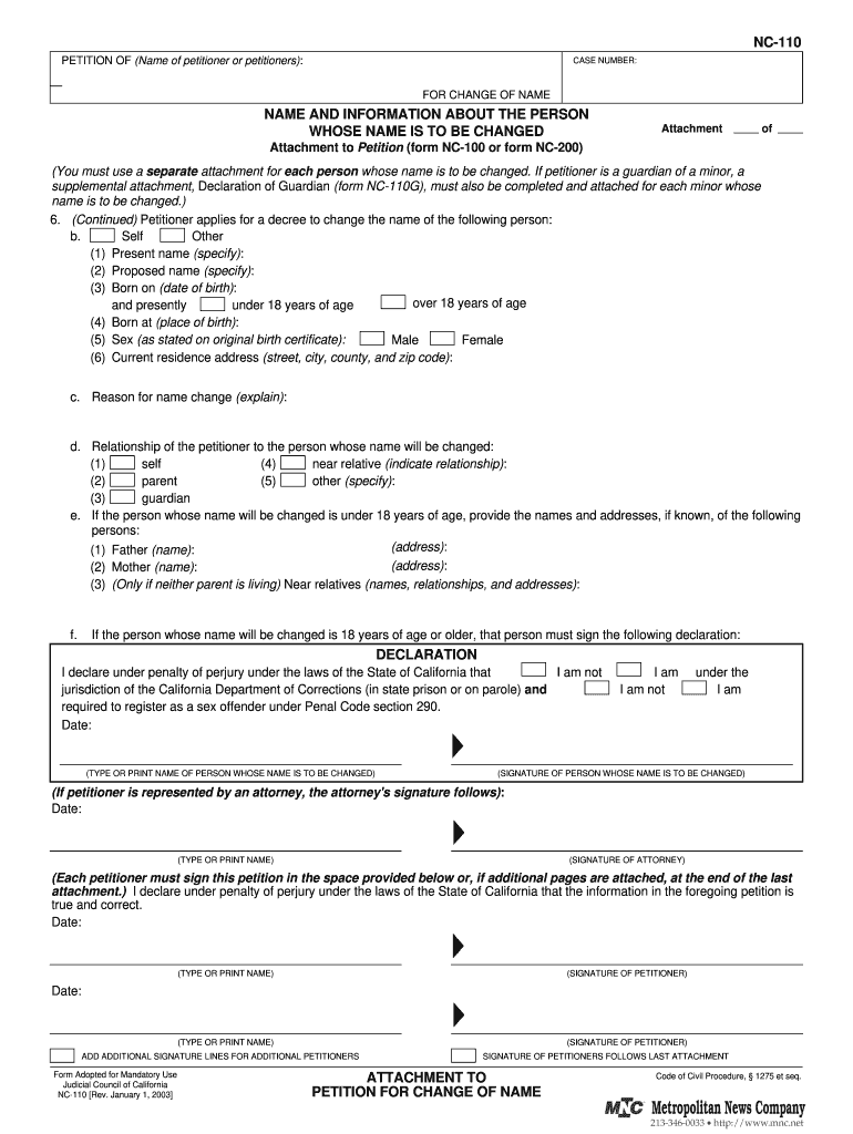 nc 110 Preview on Page 1