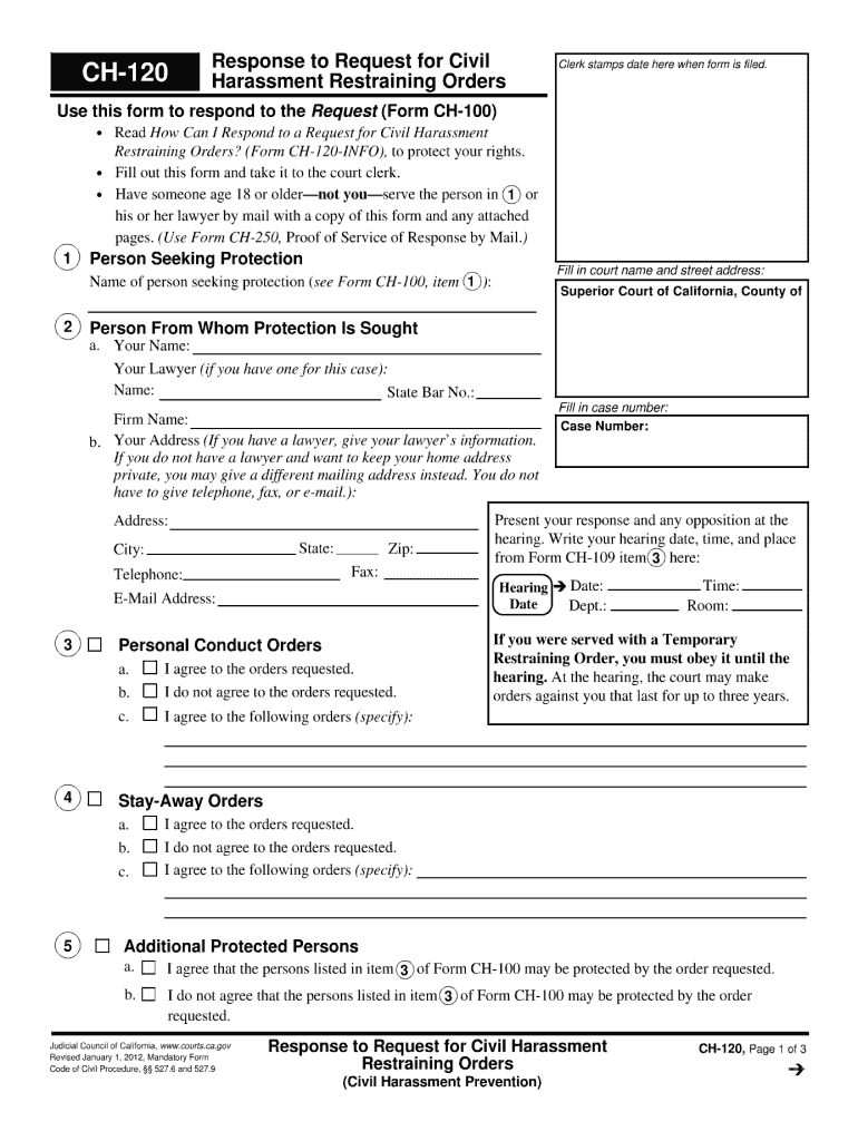 ch 120 2012 form Preview on Page 1