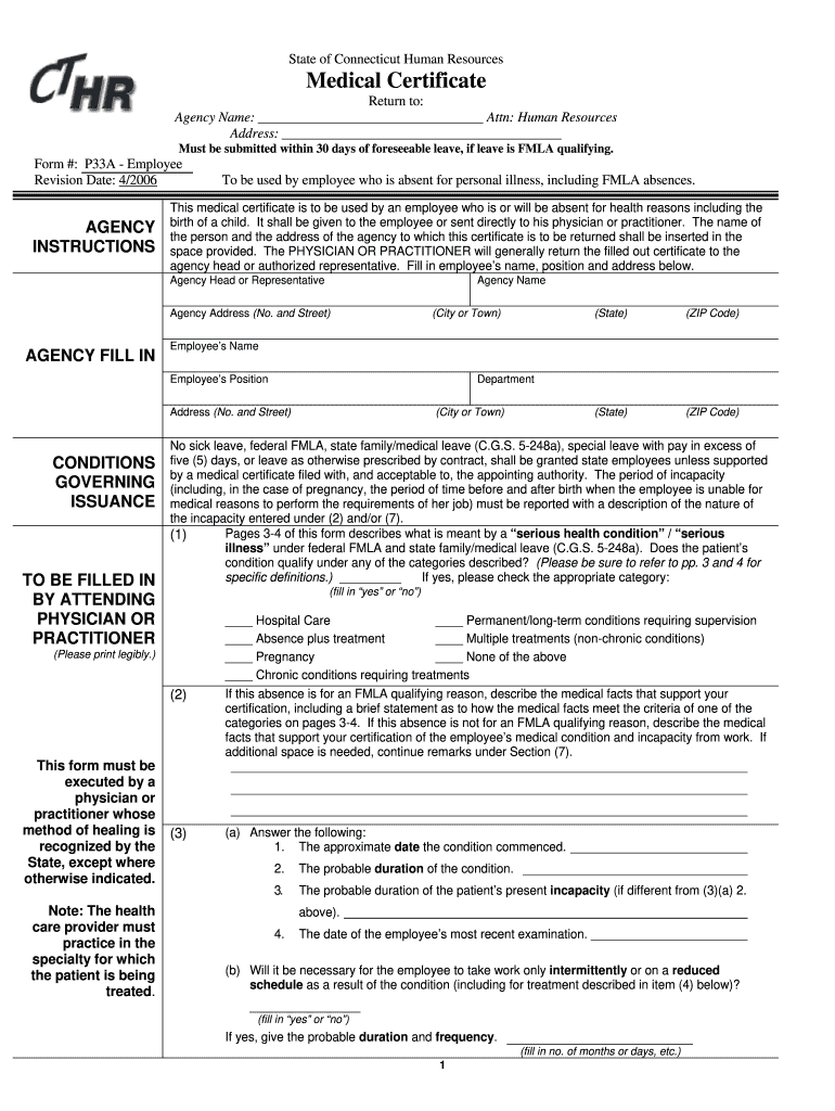 filled medical certificate for leave Preview on Page 1