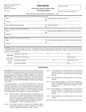 Refugee travel document - form au 331