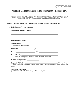 medicare rights form