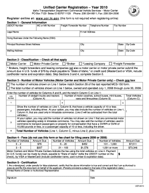 unified carrier registration form 2019 printable