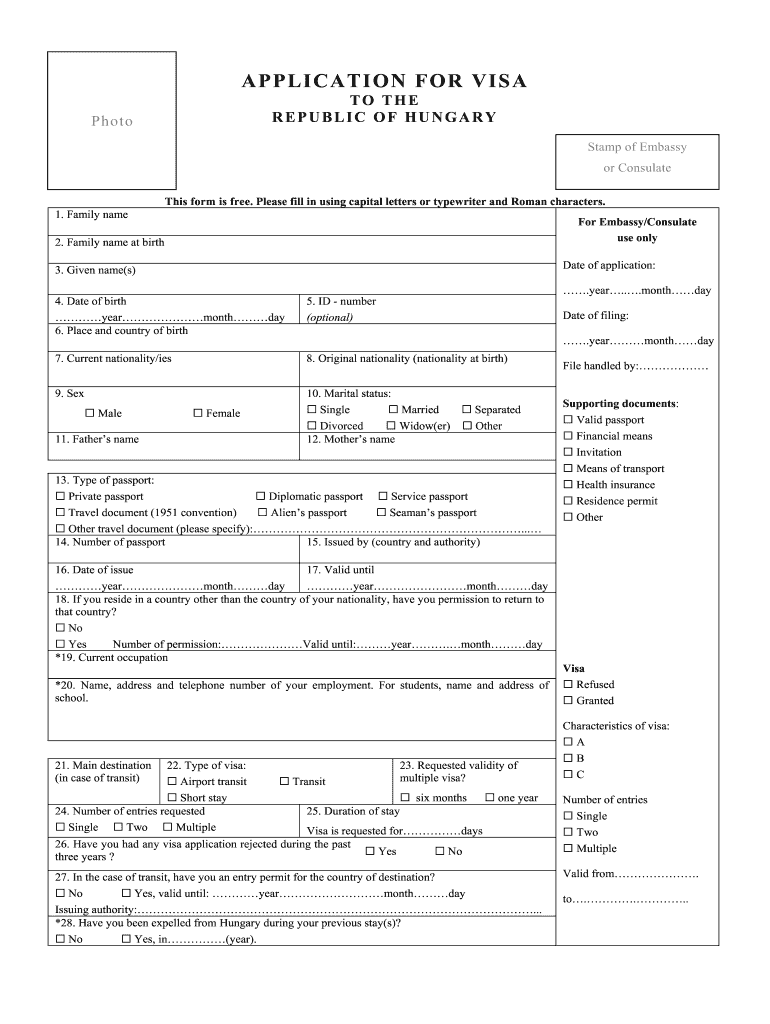 Hungary Work Permit Sample Pdf Fill Online Printable Fillable Blank PdfFiller