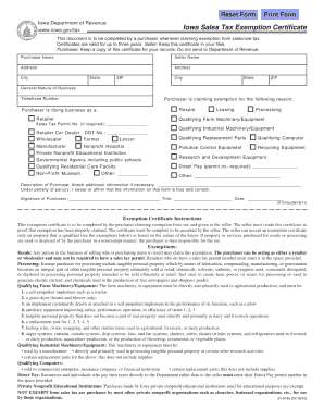 file u iowasalestaxexemptioncertificate 31014 pdf2 pdf