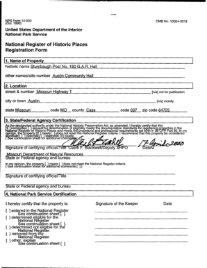 National Register of Historic Places Registration Form