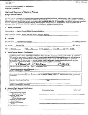 National Register of Historic Places Registration Form
