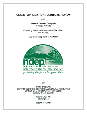 nevada cement title v permit