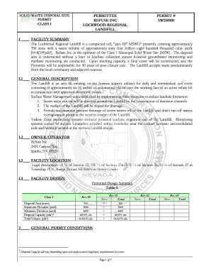 CLASS I PERMITTEE REFUSE INC LOCKWOOD REGIONAL ... - ndep nv