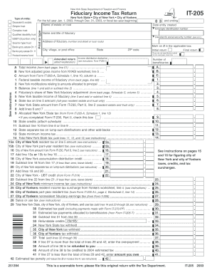 ny form it 205 2003