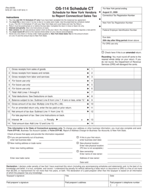 New York State Sales Tax Form