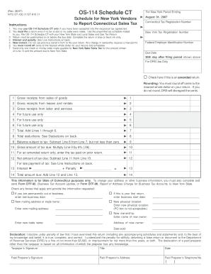 Connecticut Sales Tax Form