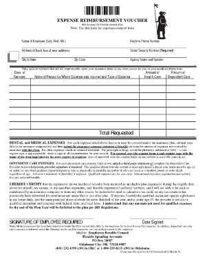 Expense Reimbursement Voucher