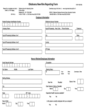 hire form