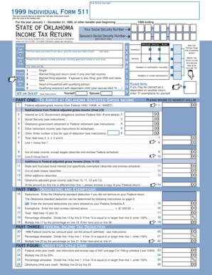 1999 511 Form - tax ok