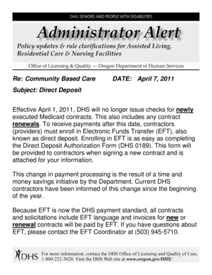 Direct Deposit Authorization Form