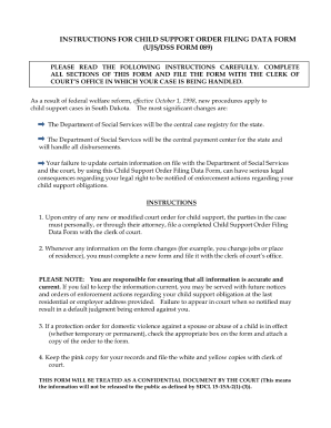 ujs dss form 089