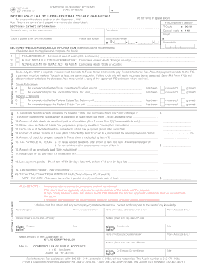 Texas Inheritance Tax Return
