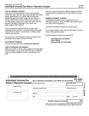 Remittance coupon template - tc 547