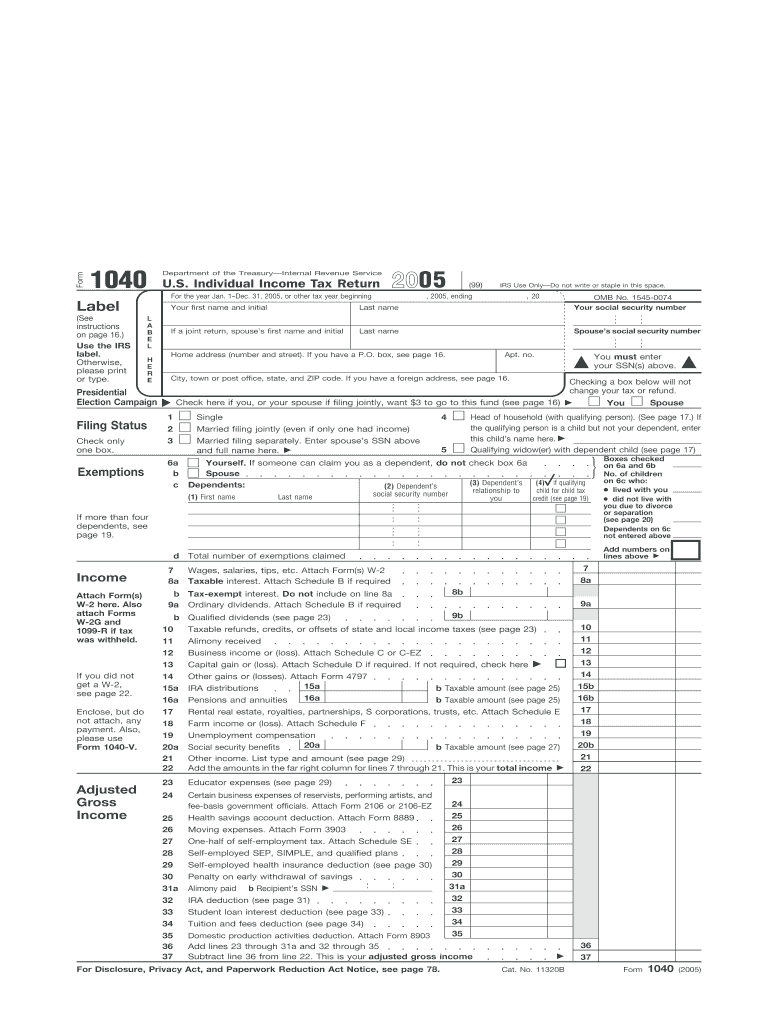 1040 Form
