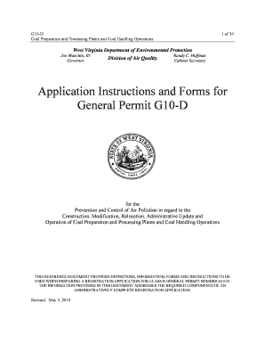 G10-D Instructions and Forms.doc - dep wv