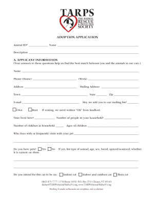 Pet Adoption Application