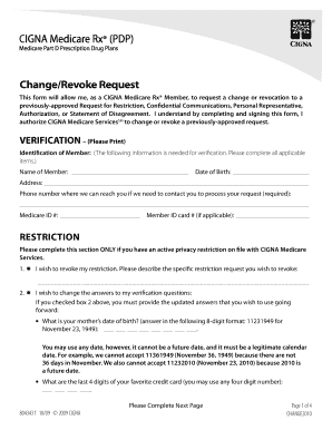 Revocation of power of attorney - cigna medical power of attorney form