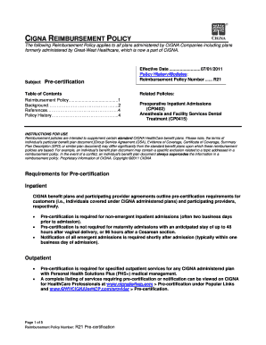 Cigna hyaluronic acid prior authorization form - gwh cigna