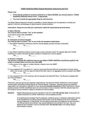 Cigna termination letter - 2012 cigna medical provider dipute resolution forms