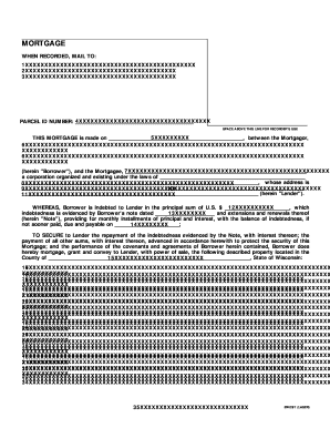 Wisconsin Mortgage Agreement