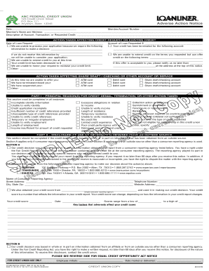 Notice of disciplinary action form - fcra adverse action letter