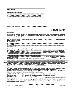 mortgage release form south dakota