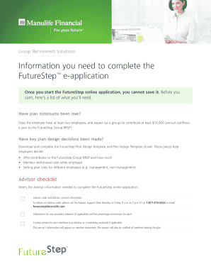 manulife futurestep design template