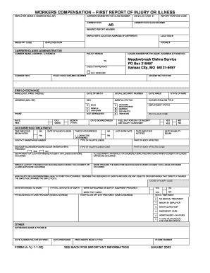 Workers comp 1st report pdf fillable form