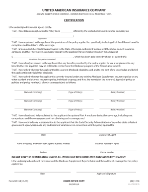 Georgia Medicare Supplement Insurance Certification