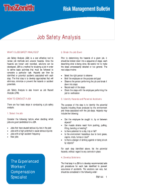 job safety analysis template excel forms fillable printable job safety analysis template