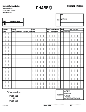 chase withdrawal slip