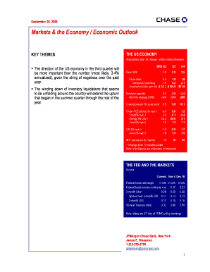 Economic Outlook.092809. Chase