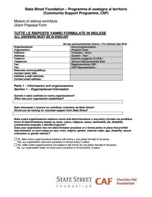 letter of interest italiano form