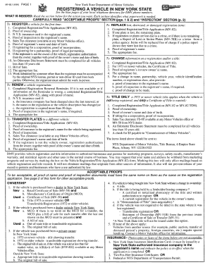 REGISTERING A VEHICLE IN NEW YORK STATE - freecenter