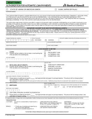 auto debit authorization form for loan payment