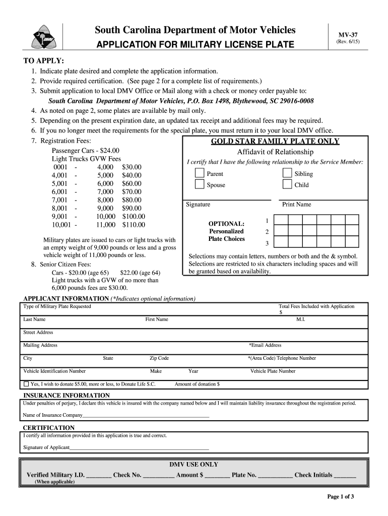Sc Dmv Form Mv 37 2010 Fill Out Sign Online DocHub Sc Dmv Form Mv 37 2010 Fill Out Sign Online DocHub