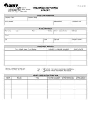 Virginia Insurance Coverage Report