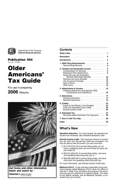 IRS Publication 554 Tax Guide for Seniors