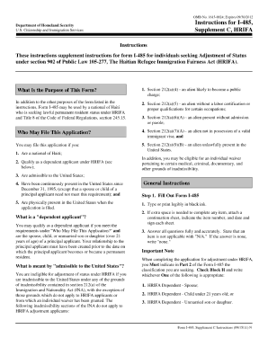 Form i 485 - i485 september fillers form