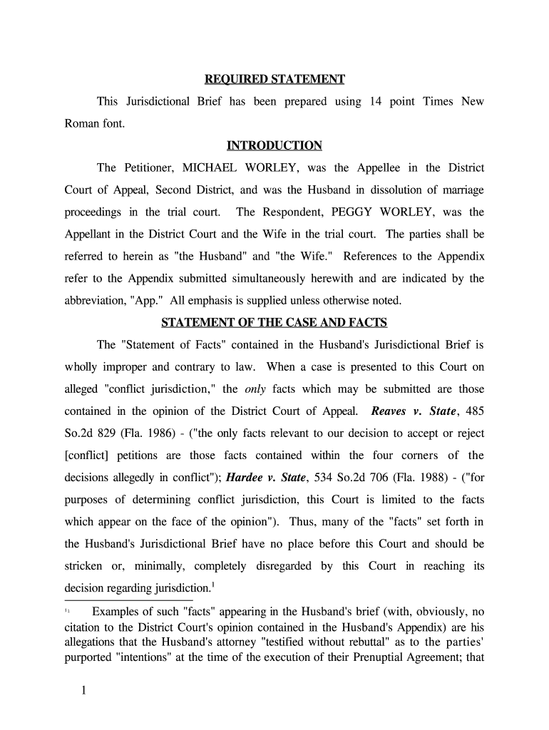 T: BRIEFS Briefs pdf 'd 03- 2027 JurisAns PDF - Florida Supreme Court - floridasupremecourt Preview on Page 1