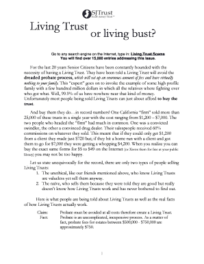 21 Printable irrevocable living trust form california Templates ...